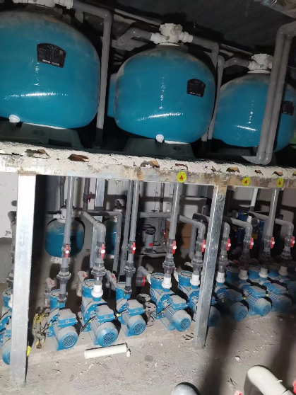 蘑菇视频在线官网設備機房的砂缸和水泵