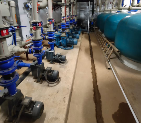 蘑菇视频在线官网設備有循環水泵、砂缸